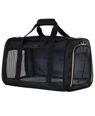Soft Sided Multi-Entry Collapsible Travel Large Pet Carrier Duffel With Removable Lining