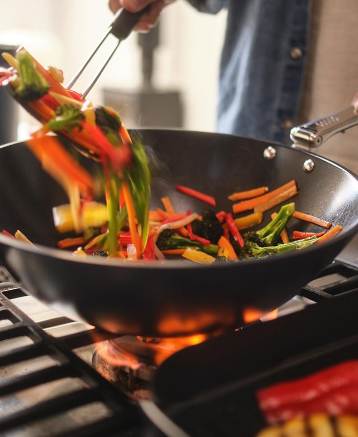 Joseph Joseph Space Ceramic Nonstick 12.5" FoldingHandle Wok Macy's