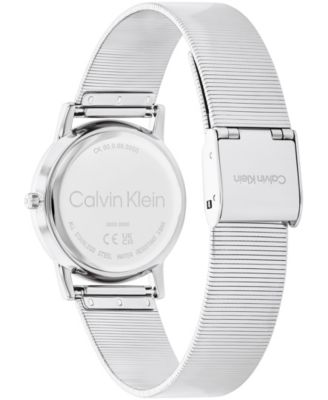 Women's CK Feel Stainless Steel Mesh Watch 30mm