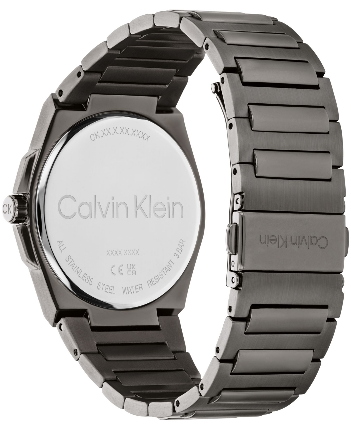 Shop Calvin Klein Men's Meta-minimal Grey Stainless Steel Watch 41mm