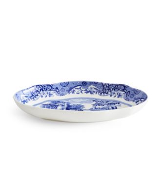 Blue Italian Pickle Dishes, Set of 2