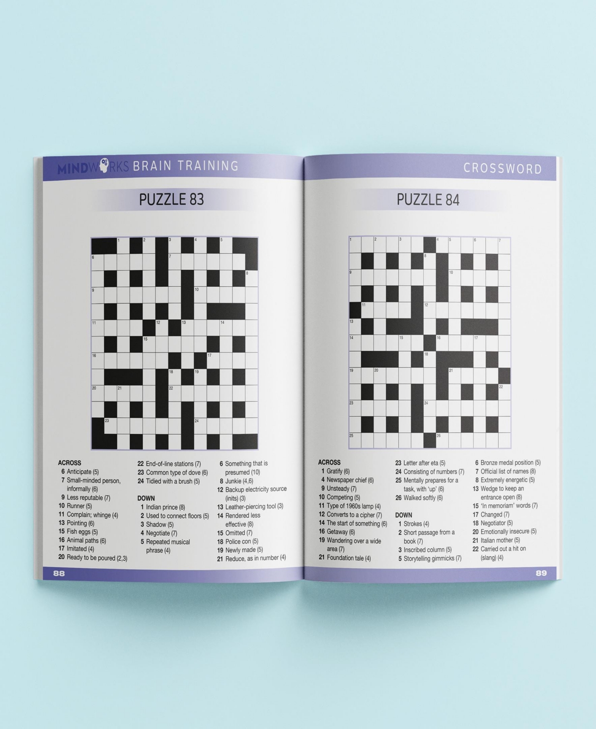 Shop Mindworks - Crossword Puzzles Puzzle Book In Multi