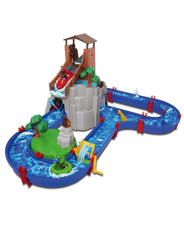 Smoby Aquaplay Adventureland Child's Water Table Playset with Boat Slide