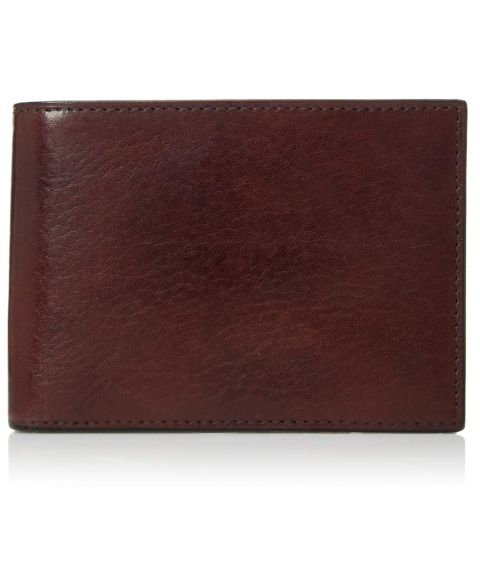 Мужской кожаный кошелёк Bosca Old Leather для кредитных карт и ID, Dark Brown
