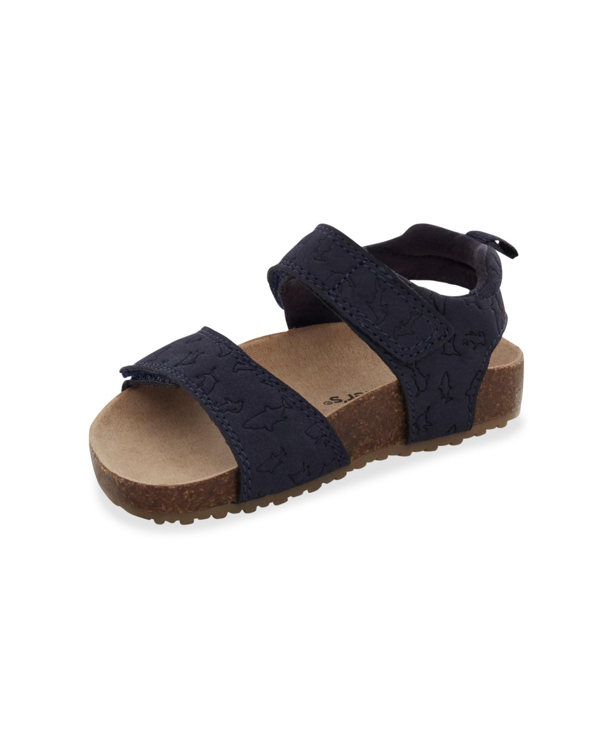 Carter's Little Boys Indy Hook And Loop Navy Sandal In Navy