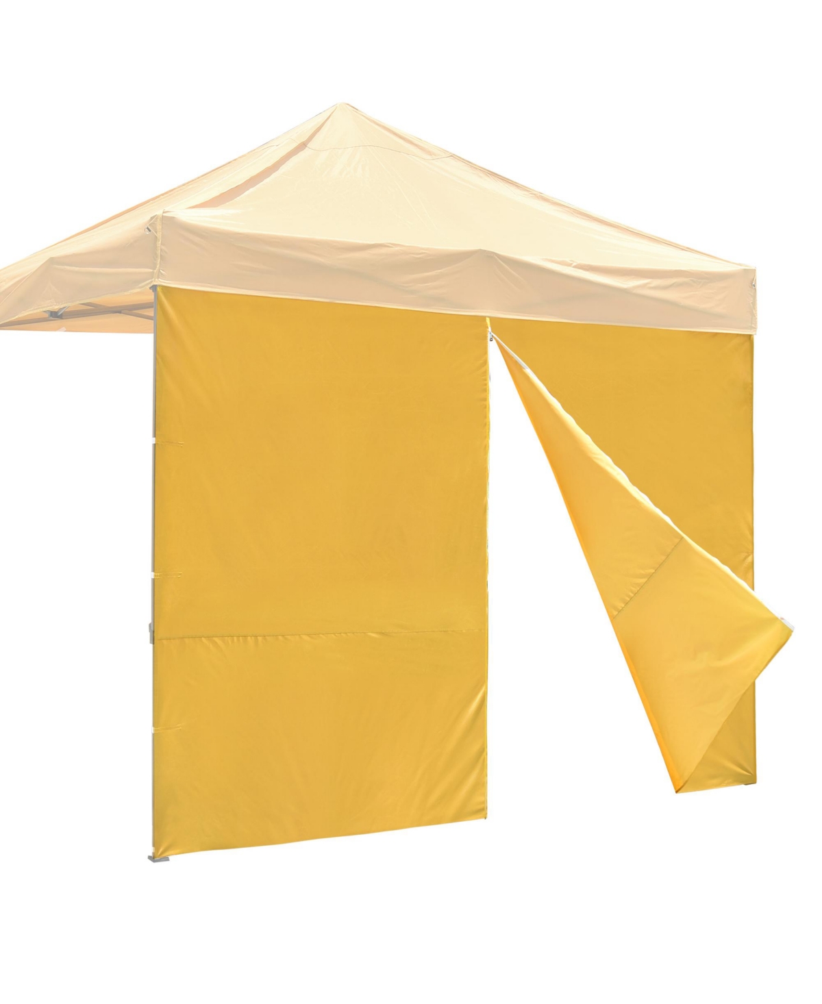 Privacy Sidewall Zipper UV30+ Fits 10x10ft Canopy Outdoor 1 Piece - Orange