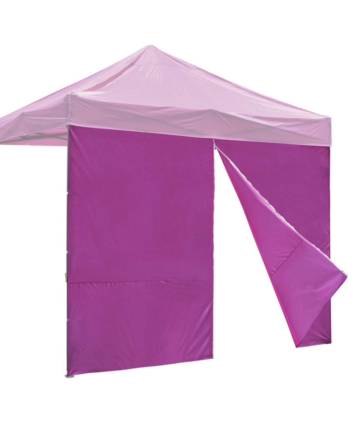 Privacy Sidewall Zipper UV30+ Fits 10x10ft Canopy Garden 1 Piece - Purple