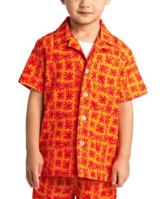 Toddler & Little Boys Lantern Printed Seersucker Shirt  