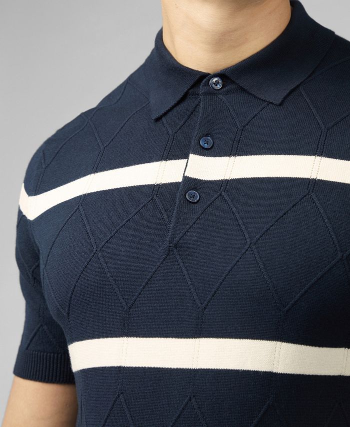 Our Legacy Men's Polo Shirt Pub Argyle Brown