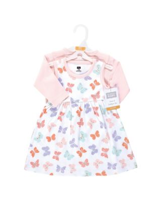 Baby Girls Hudson Cotton Dress and Cardigan Set