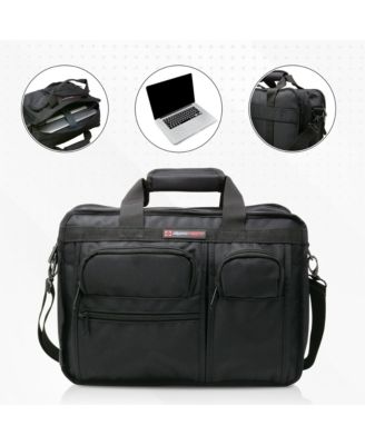 Conrad Messenger Bag 15.6 Inch Laptop Briefcase with Tablet Sleeve