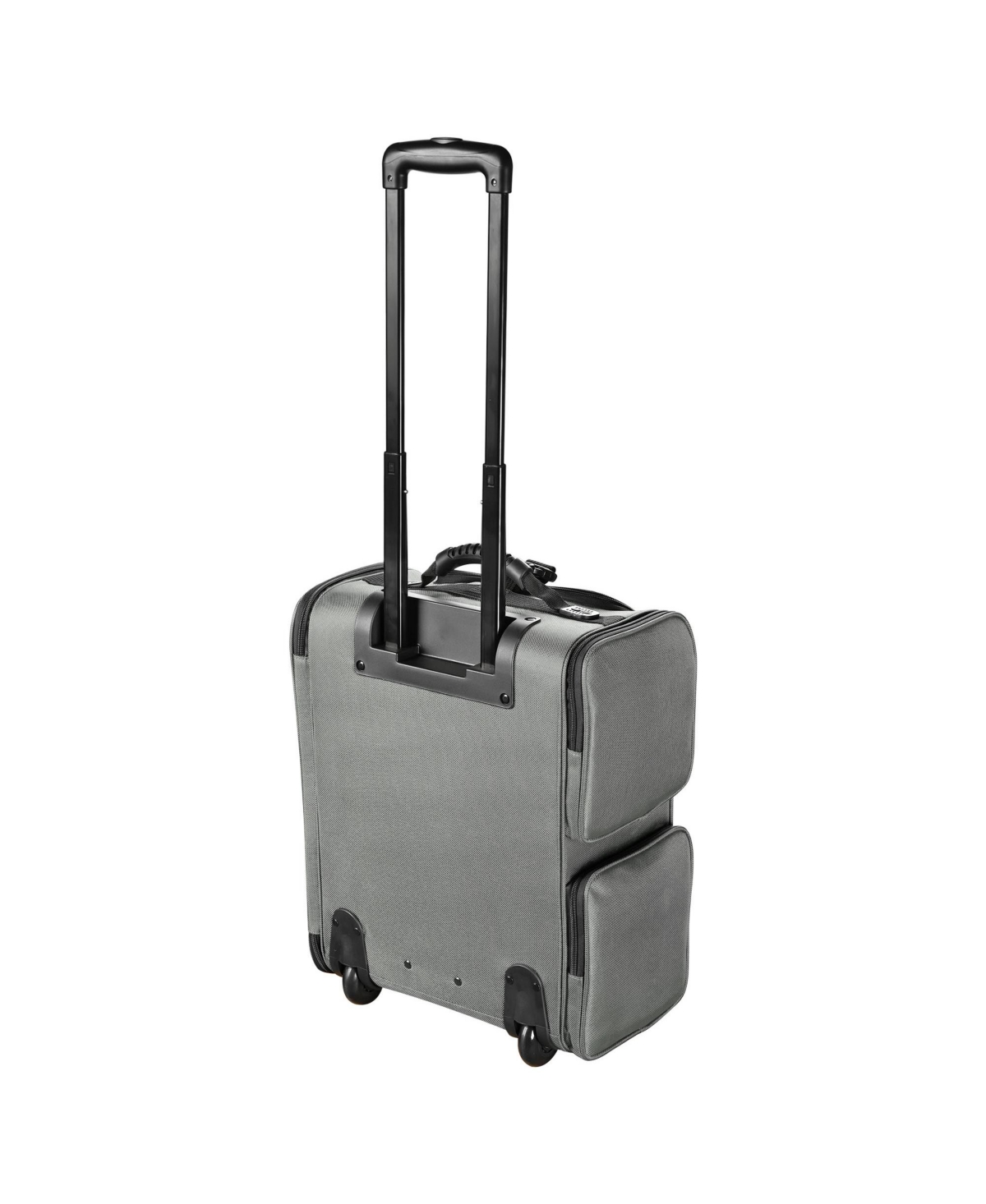 Byootique Rolling Makeup Train Case Side Pockets Cosmetic Pouch Travel