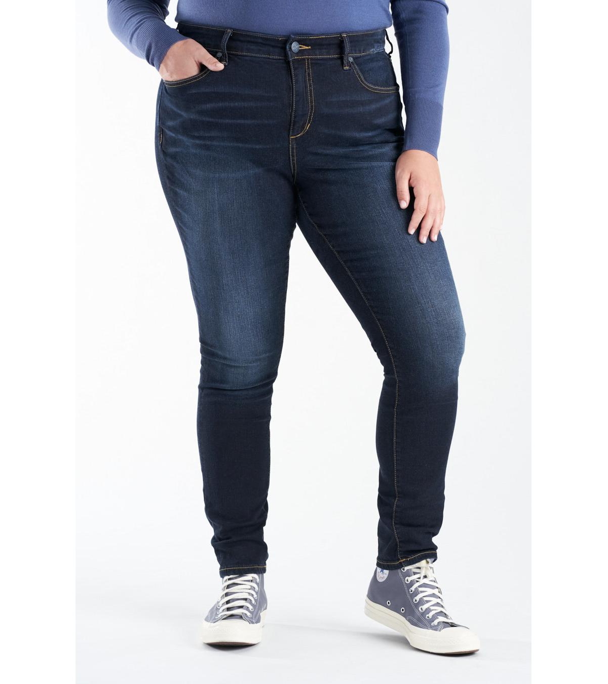 Plus Size High Rise Skinny Jeans - Tenley