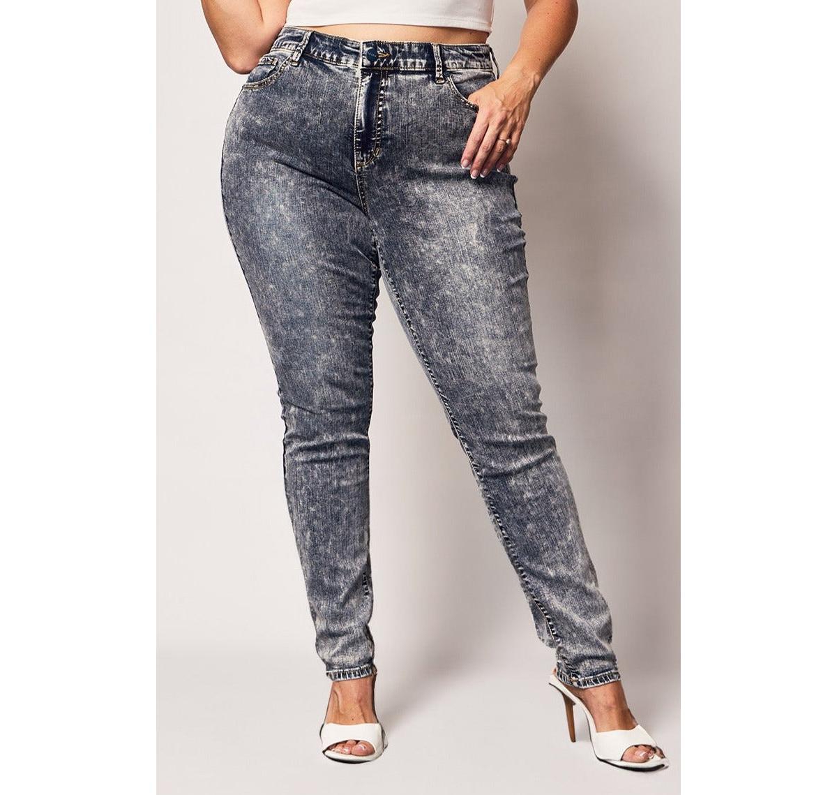 Plus Size High Rise Skinny Jeans - Hattie