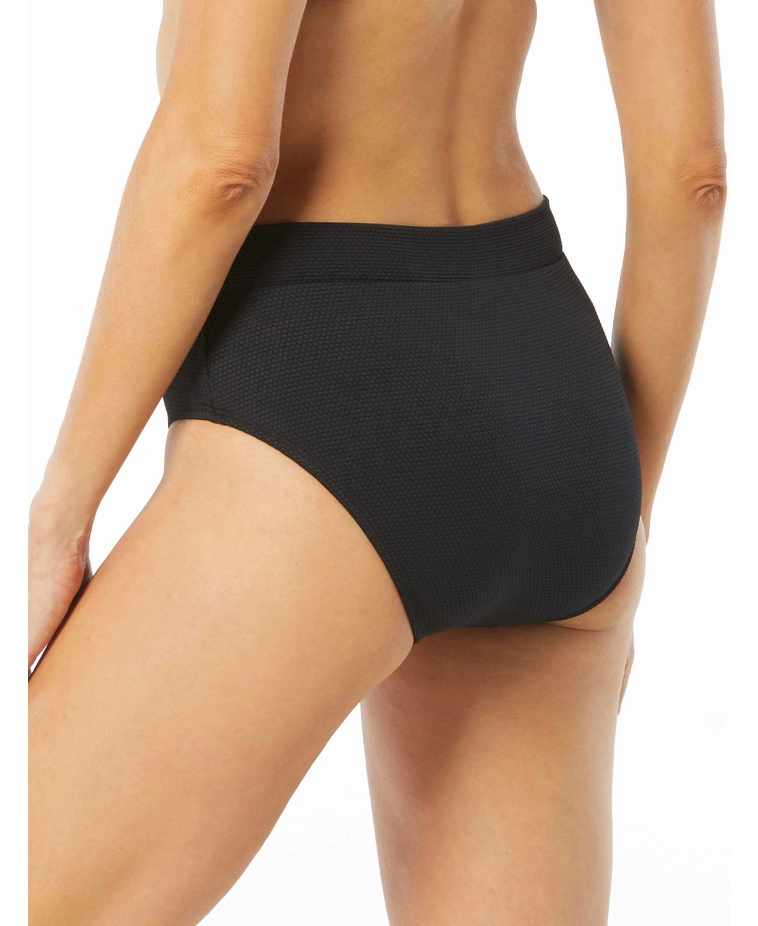Women's Swim Letty Crossover Textured Bikini Bottom