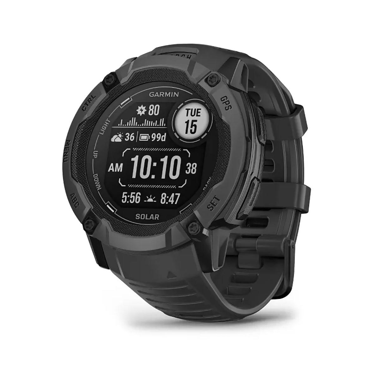 Instinct 2X Solar Smart Watch - Graphite - Black