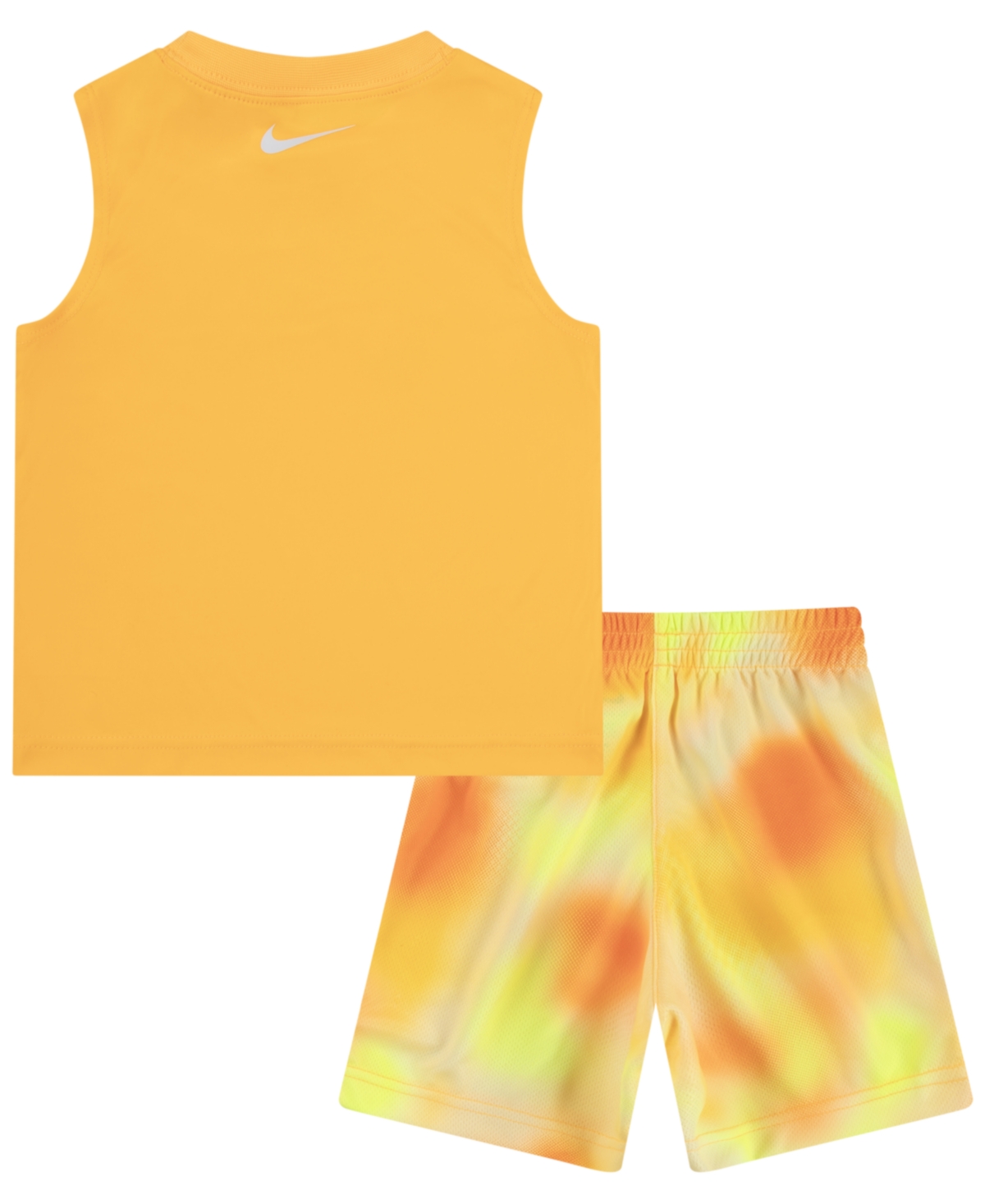 Shop Nike Toddler Boys Hazy Rays Tank Top And Shorts Set In Laser Orange