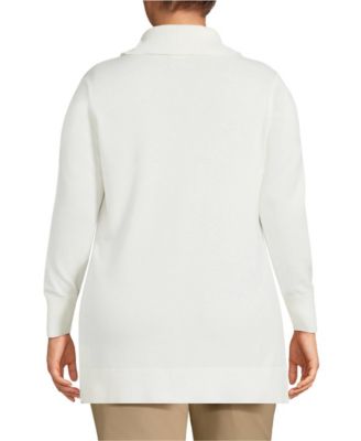 Plus Size Cotton Modal Shawl Collar Cardigan Sweater