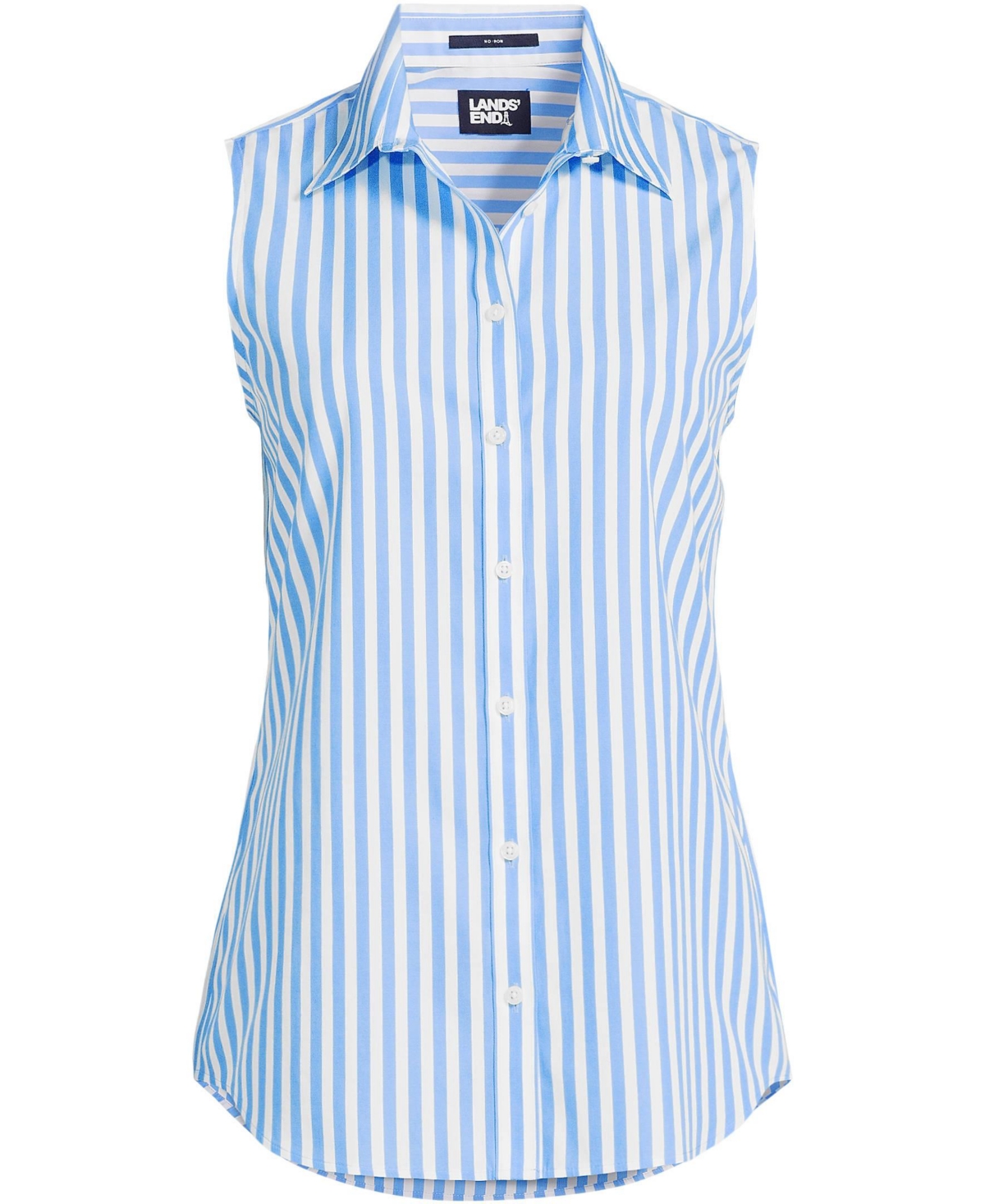 Lands' End Women's Petite No Iron Sleeveless Shirt