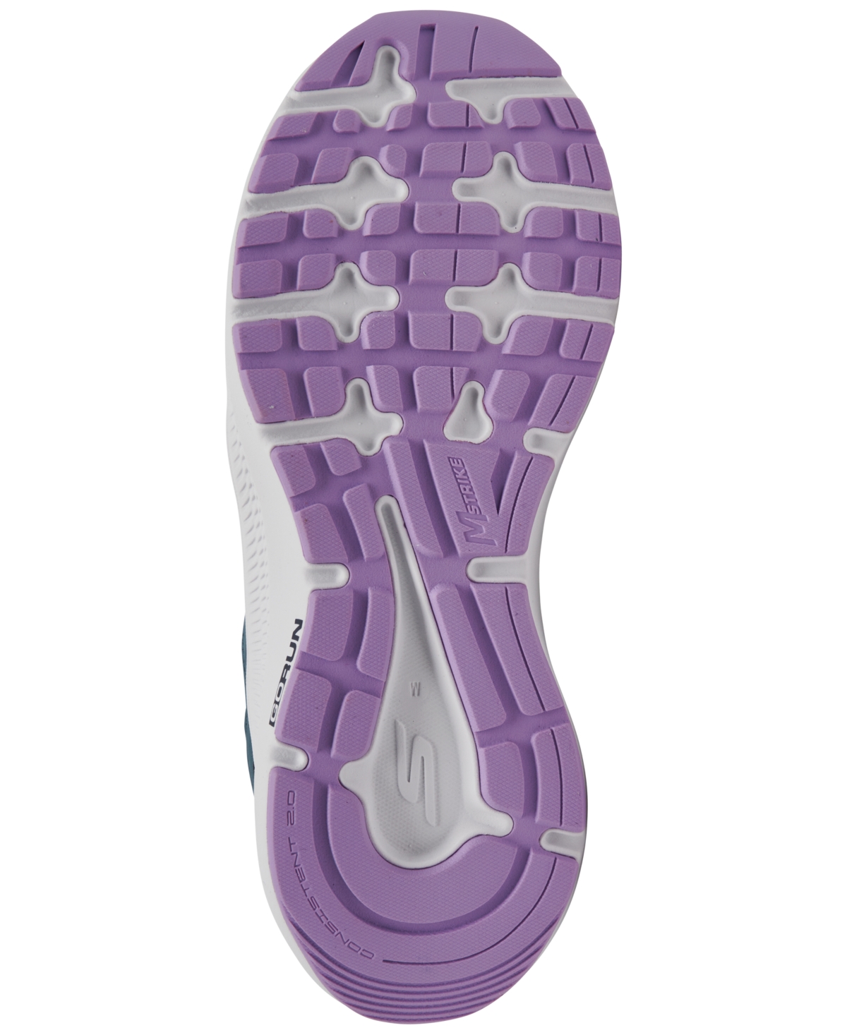 Skechers Women's Go Run Consistent 2.0 - Advantage Wide Width Running Sneakers from Finish Line -Purple