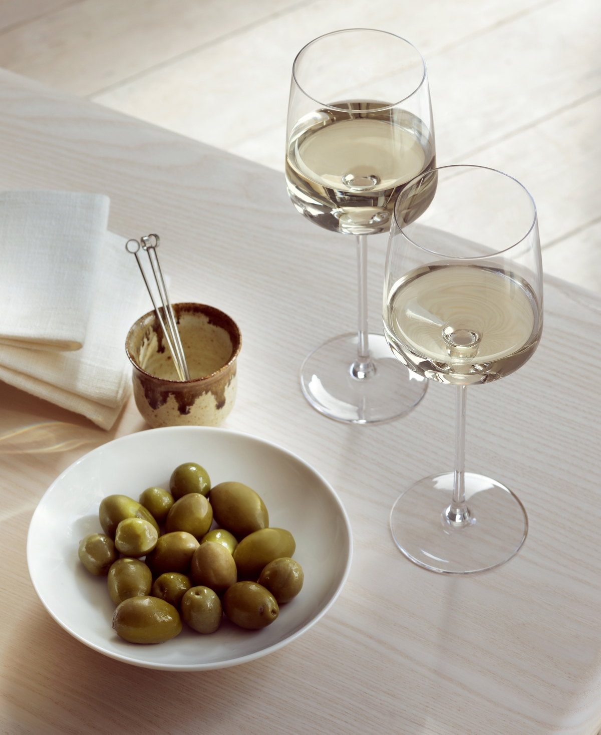 Shop Lsa International Metropolitan White Wine Glasses, Set Of 4 In No Color