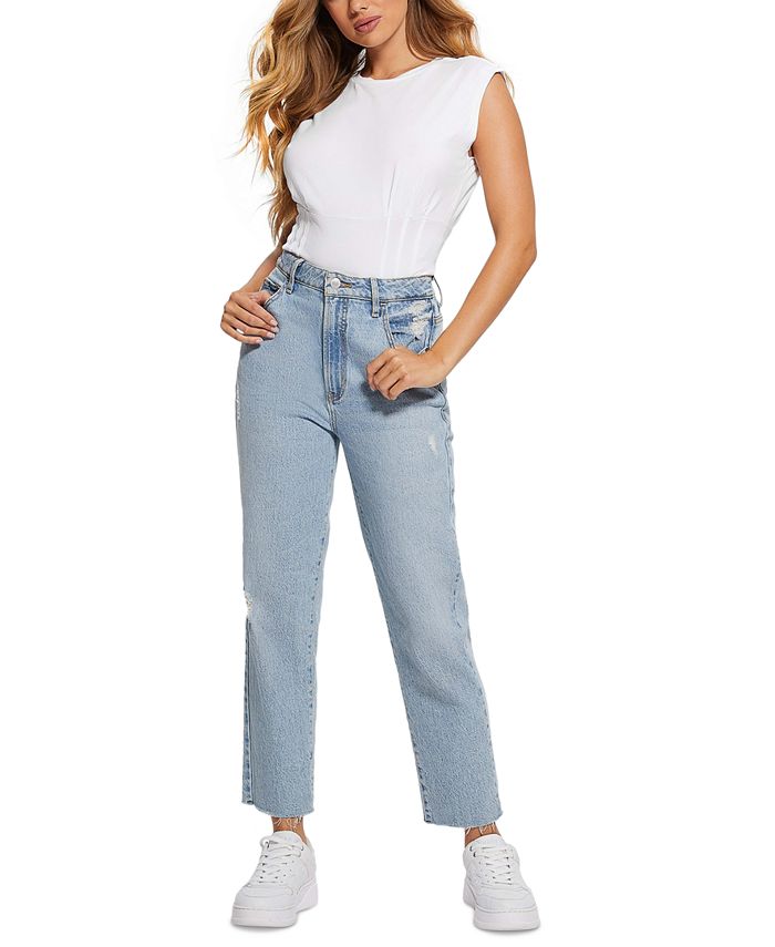 Guess Sleeveless and tank tops for Women | Online Sale up to 81% off
