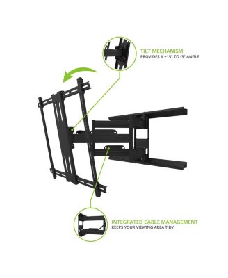 PDX700 Articulating Full Motion TV Mount for 42" - 100" TV