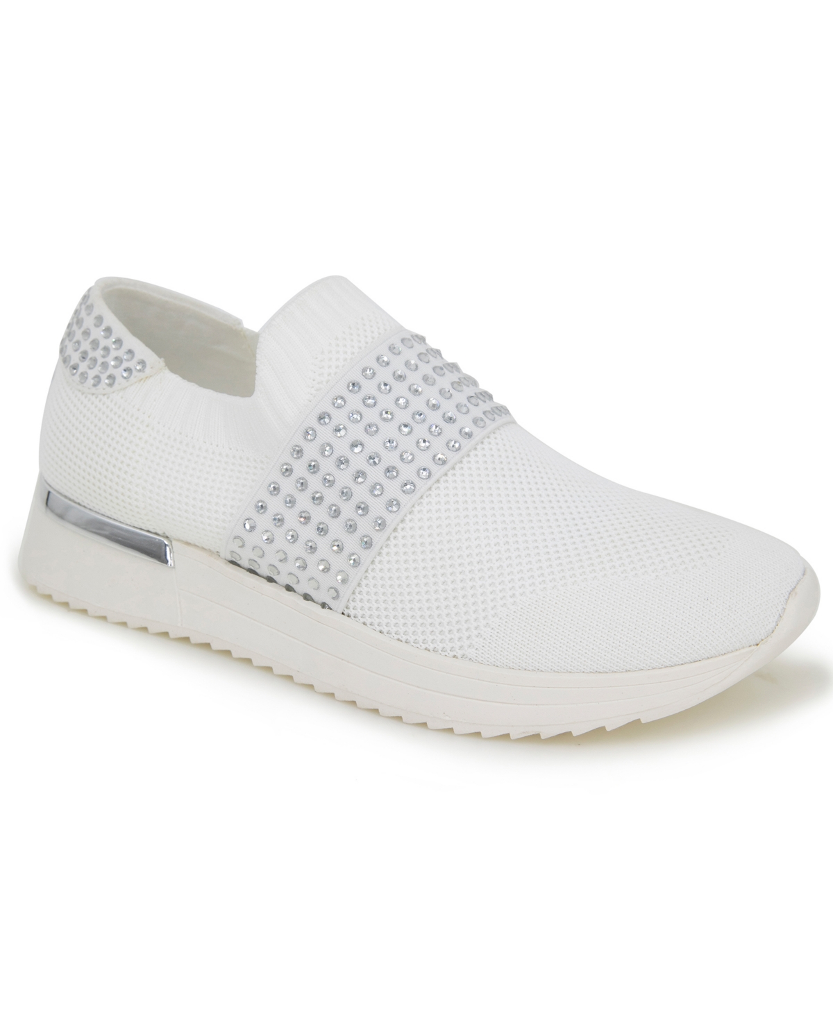 Shop Kenneth Cole Reaction Women's Collette Sneakers In White Fabric