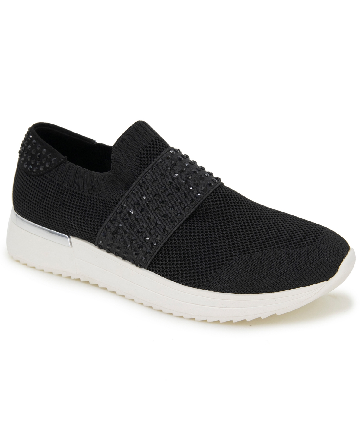 Shop Kenneth Cole Reaction Women's Collette Sneakers In Black Fabric