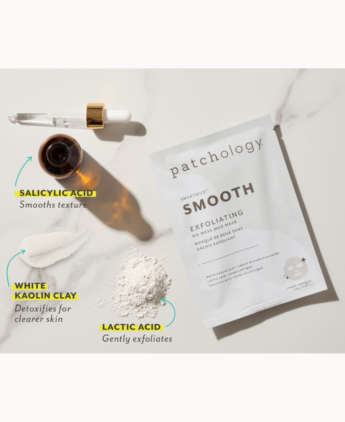 Patchology Smartmud Smooth No-mess Mud Mask In No Color