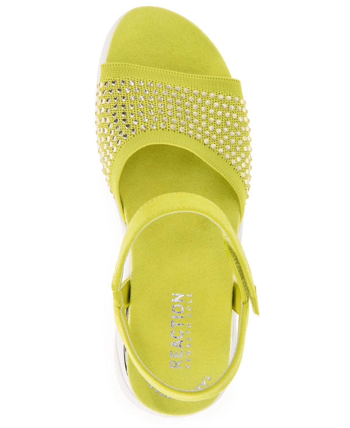 Shop Kenneth Cole Reaction Women's Hera Sandals In Lime Zest Jewel