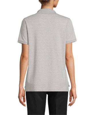 Women's School Uniform Short Sleeve Interlock Polo Shirt