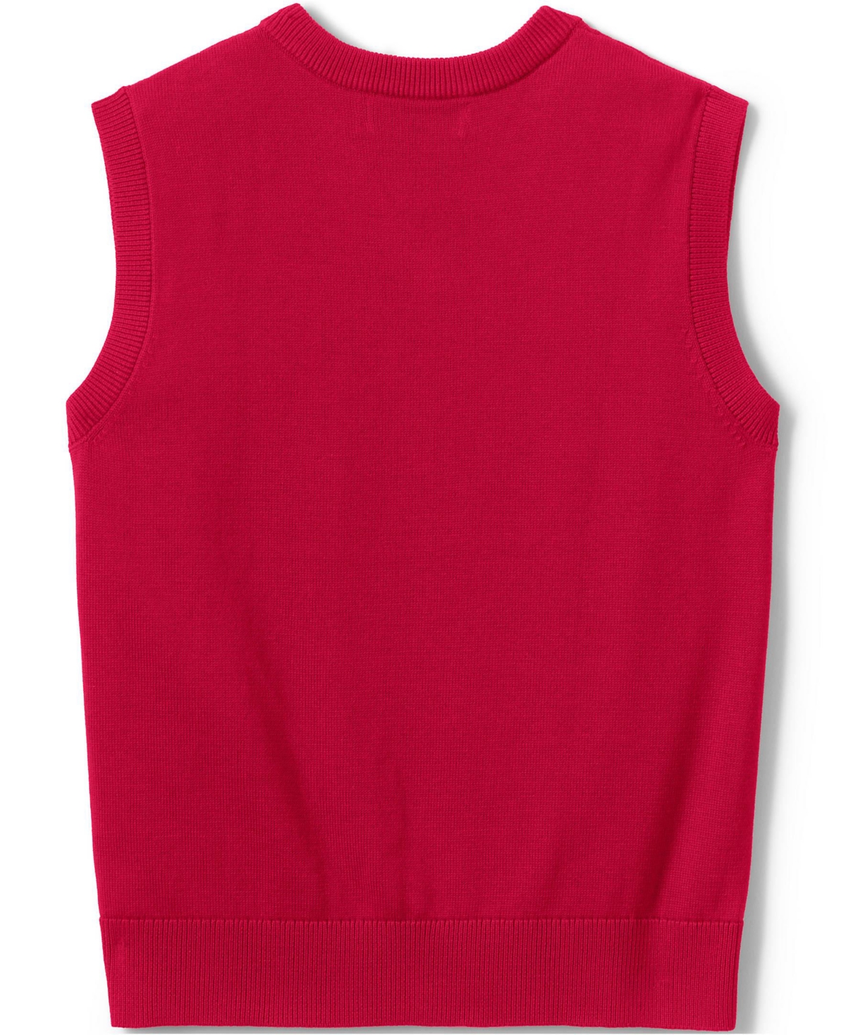 Lands' End Girls School Uniform Cotton Modal Fine Gauge Sweater Vest