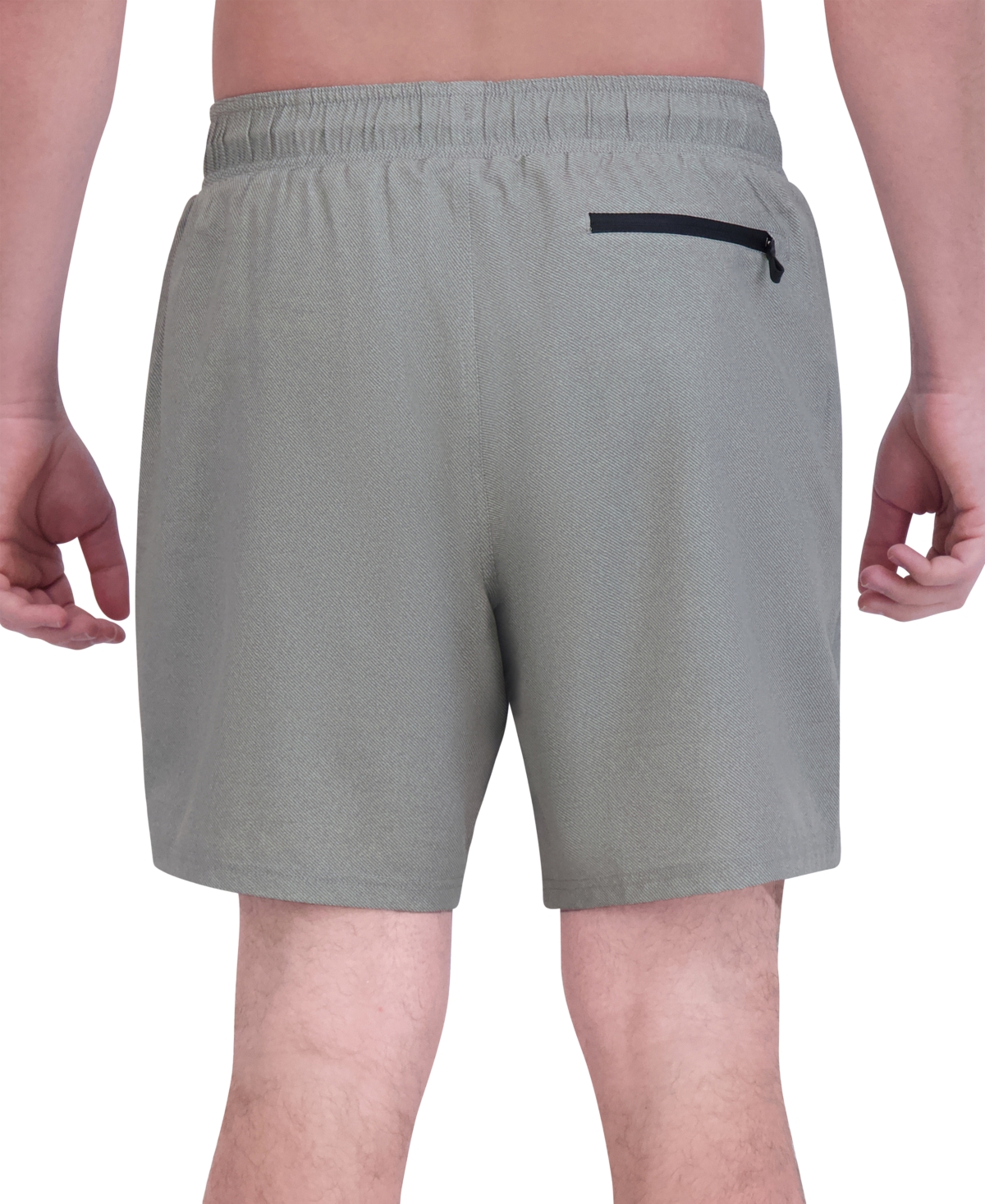 Spyder Men's Stretch Twill-Print 7" Swim Trunks with Compression Liner