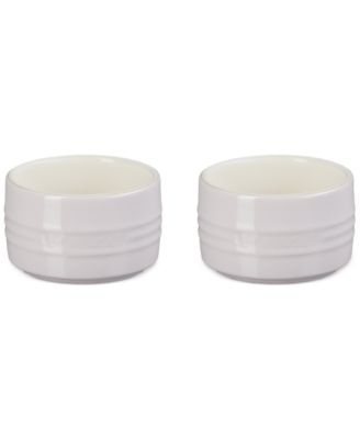 Stoneware Round Ramekin Straight Wall Set
