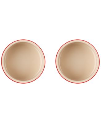 Stoneware Round Ramekin Straight Wall Set