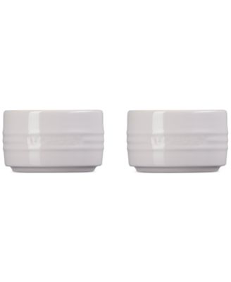 Stoneware Round Ramekin Straight Wall Set