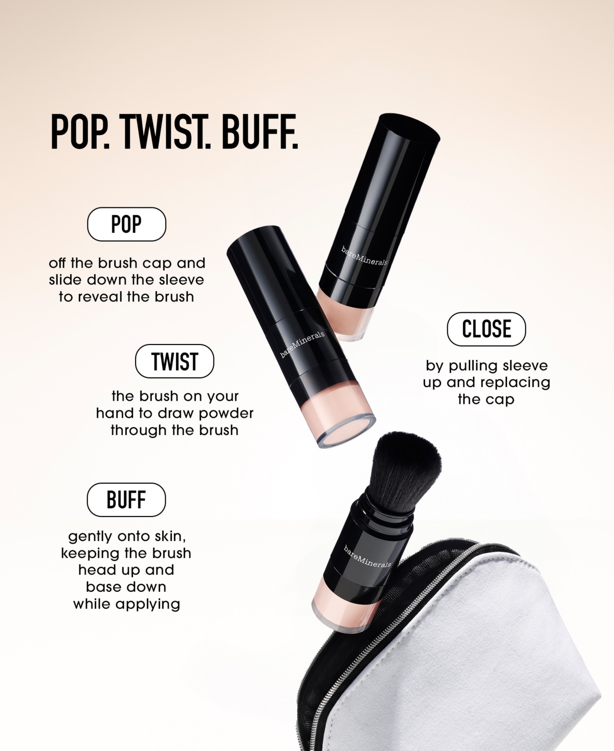 Bareminerals Original Mineral Veil Set + Protect Setting Powder Mineral Spf 25 Pa++, 0.18 Oz. In Translucent
