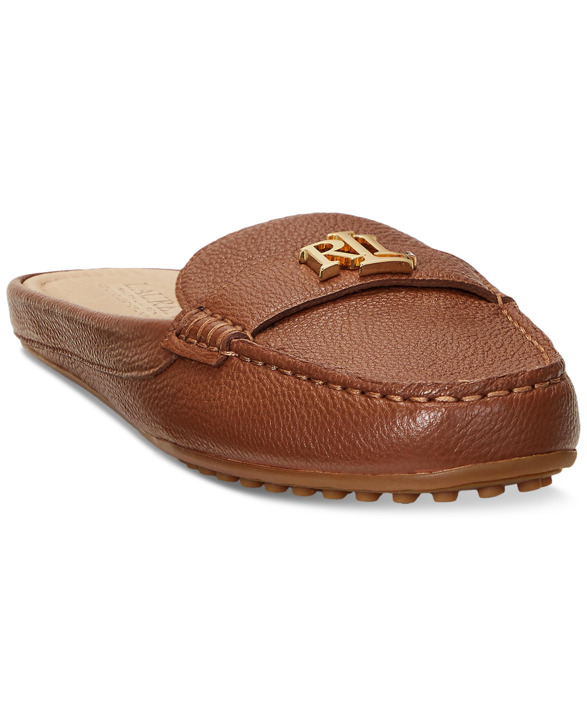 Lauren Ralph Lauren Women's Barnsbury Slip-On Hardware Mule Loafer Flats