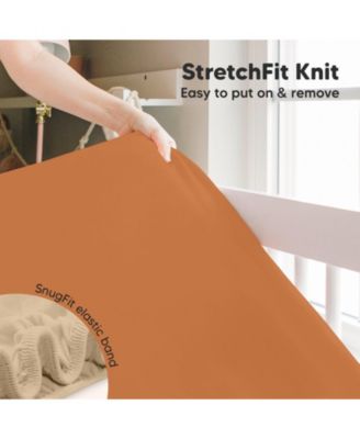 2pk Fitted Crib Sheets for Boys, Girls, Baby Crib Sheet, Standard Nursery Crib Sheet Cover