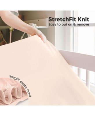 2pk Fitted Crib Sheets for Boys, Girls, Baby Crib Sheet, Standard Nursery Crib Sheet Cover