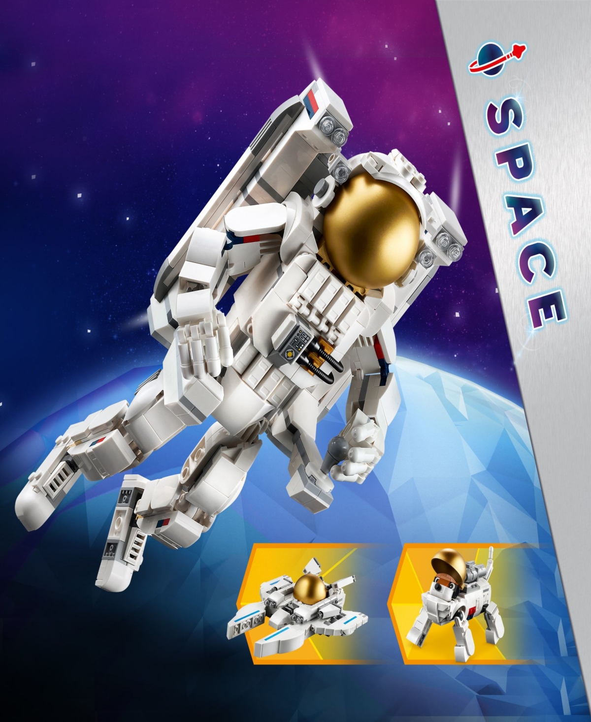 Shop Lego Creator 3 In 1 Space Astronaut Toy Set, Science Toy 31152 In No Color