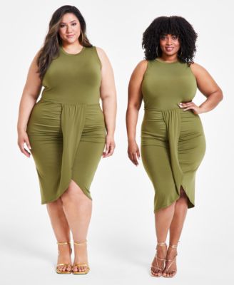 Macy's trendy plus size dresses on sale