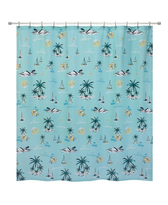 IZOD Tropical Mode Shower Curtain, 72" x 72" Macy's