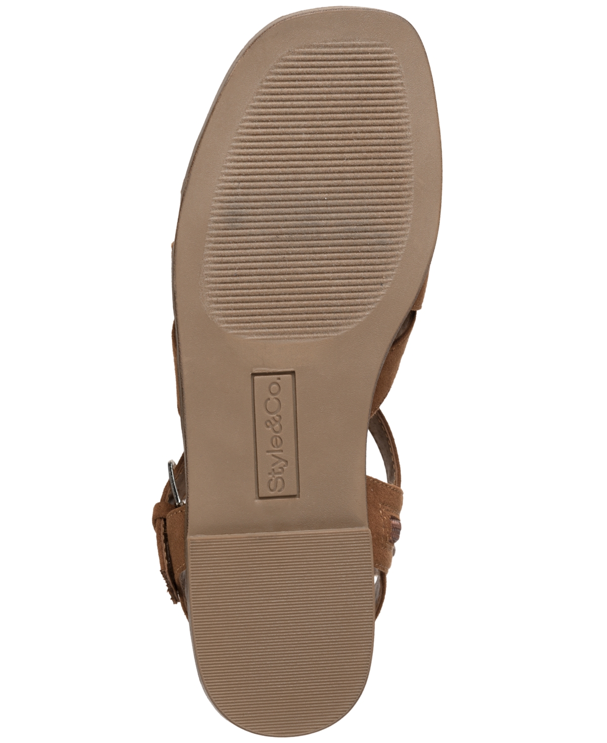 STYLE & CO WOMEN'S STORIEE GLADIATOR FLAT SANDALS, CREATED FOR MACY'S 