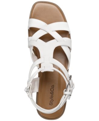 Women's Storiee Gladiator Flat Sandals, Created for Macy's