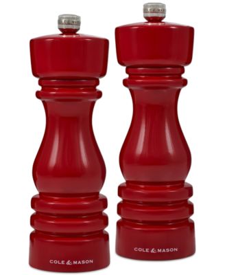Cole Mason London 7" Wooden Salt & Pepper Mill Gift Set
