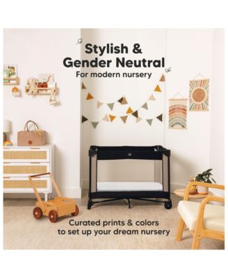 2-Pack Mini Crib Sheets, Pack and Play Sheets Fitted, Pack N Play Sheets, Organic Fitted Crib Sheet Cover