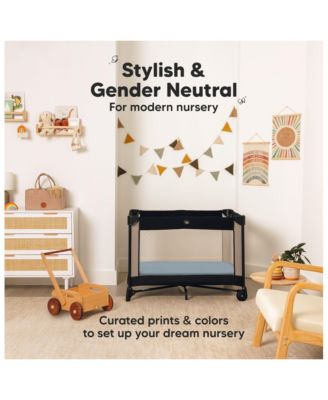 2-Pack Mini Crib Sheets, Pack and Play Sheets Fitted, Pack N Play Sheets, Organic Fitted Crib Sheet Cover