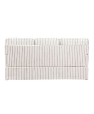 White Label Emilio 79" polyester Sofa